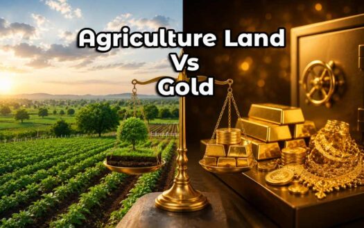agriculture land vs gold
