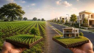 agriculture land vs residential plot (1)