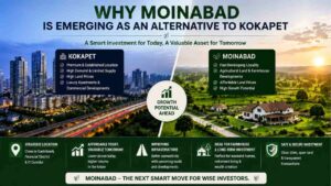 Moinabad is becoming alternative to Kokapet