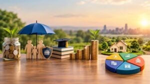 Saving money and building long-term assets for financial security